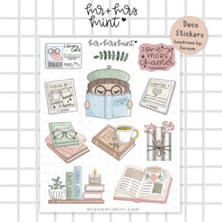 Book Lovers Journaling Deco | Planner Stickers