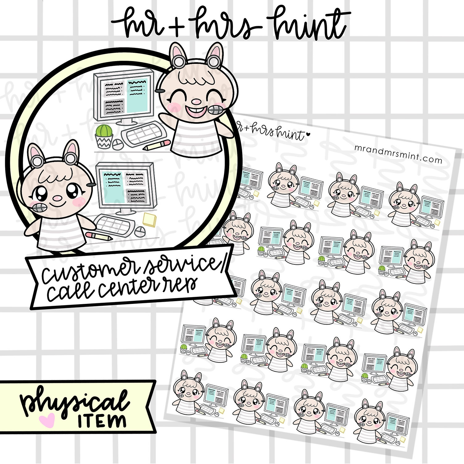 Free Printable Cute Cats Weekly Planner And Cats Planner Stickers